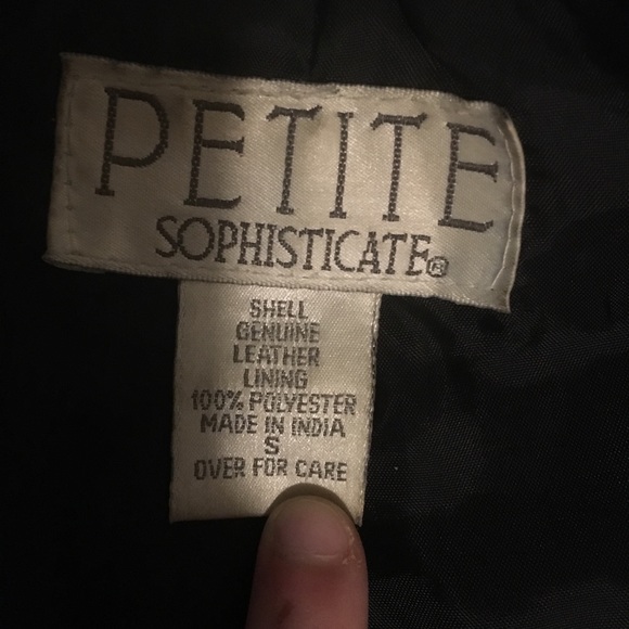 Petite Sophisticate leather jacket - Picture 2 of 6